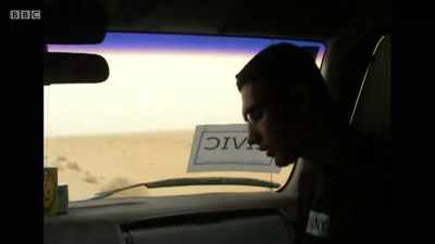 And then we get to a spot where
the car cannot drive any more. - Once Upon a Time in Iraq