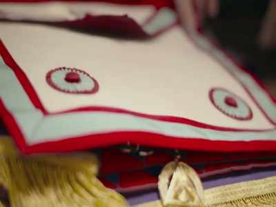 And then we have a colorful apron - Inside the Freemasons