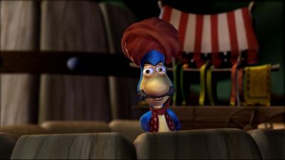And then he was hit with a fish - Jonah: A VeggieTales Movie