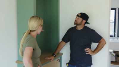 And then, here, I'm gonna do
a big chalkboard - Help! I Wrecked My House