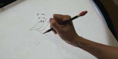 And then I can
draw his... teeth. - Sketchbook