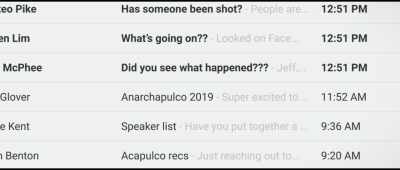 And then I got a message
from Lily herself, - The Anarchists