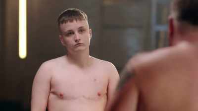 And then I have a saline
solution in my abdomen - Naked Education
