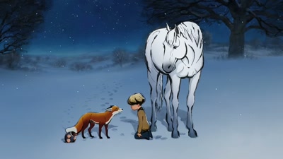 And then I heard Barney
and he just walked right - The Boy, the Mole, the Fox and the Horse