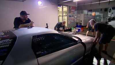 And then when I lifted, I saw, - Street Outlaws No Prep Kings Team Attack