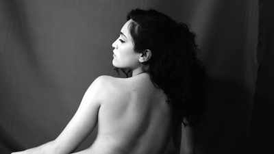 And then I put the model
in different positions - Madonna and the Breakfast Club