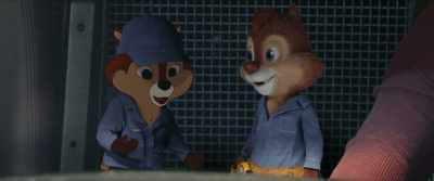 -And then I rapped. What a rush!
-You were crazy! - Chip 'n Dale: Rescue Rangers