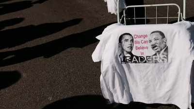 And then I saw that t-shirt
everywhere - Obama: In Pursuit of a More Perfect Union