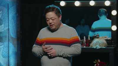 And then, I'm not joking,
this week on Facebook, - Chris Grace: As Scarlett Johansson