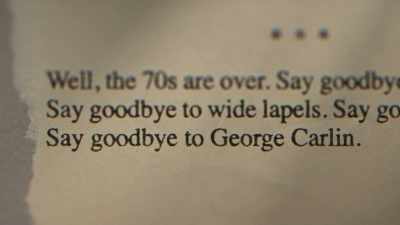 And then in an article
somewhere, Cheech Marin, - George Carlin's American Dream