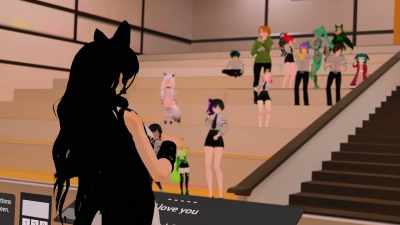 And then, he introduced me
to other members - We Met in Virtual Reality