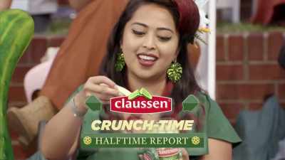 AND THEN IT'S THE CLAUSSEN
CRUNCH-TIME HALFTIME REPORT. - Pickled