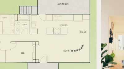 And then we just go straight
into our dining room - Why the Heck Did I Buy This House?