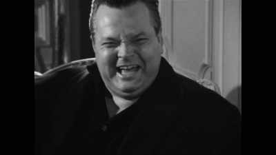 And then your laugh,
and that trademark cigar. - The Eyes of Orson Welles
