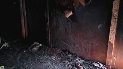 And then moving up the staircase,
I found that the fire had spread - The Real Manhunter