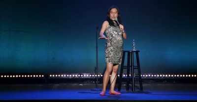And then, on the hood,
there's multiple hand prints - Ali Wong: Baby Cobra