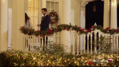 - And then over here
on this stage, - Christmas at Pemberley Manor