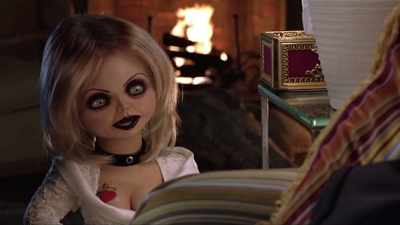 And then when she
went into the doll, - Living with Chucky