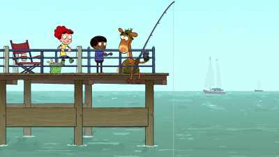 - And then slowly reel it in.
That's it! - It's Pony
