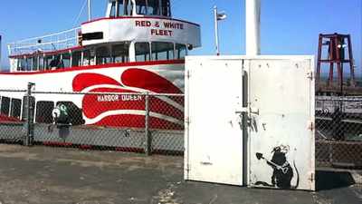 And then they stationed two guys
on each side, - Saving Banksy