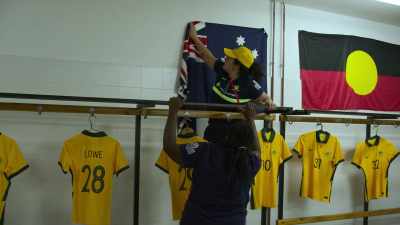 And then, the ice.
We have ice for pitch side - Matildas: The World at Our Feet