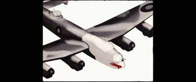 And then the rear gunner - Lancaster