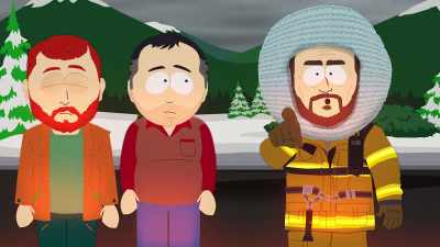 And then, these guys
over here started saying - South Park: Post COVID: The Return of COVID