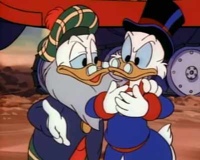 And then throw
ourselves off it! - DuckTales