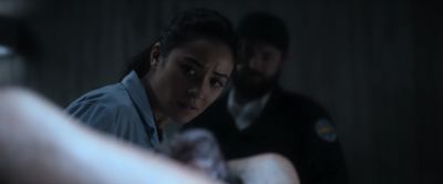 And then tries to burn her body after she's been dead - The Possession of Hannah Grace