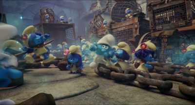 And then this unexpected shock happens, - Smurfs: The Lost Village