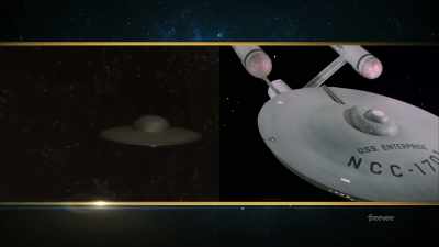 And then they used the saucer, - The Center Seat: 55 Years of Star Trek