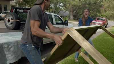 -And then we'll flip it over.
-[gasps] - Why the Heck Did I Buy This House?