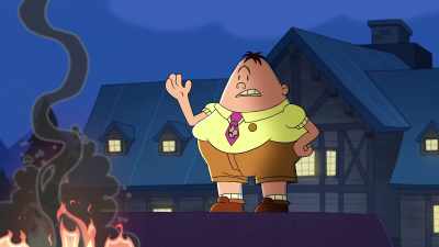 And there was a shark, uh, guy,
and then a knife, ahem, guy. - The Epic Tales of Captain Underpants