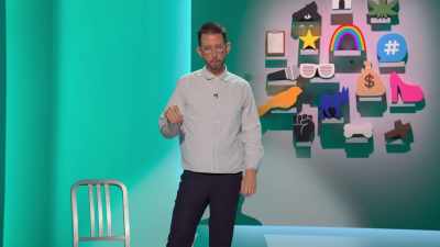 And there was another guy there,
and he had a sign that said, - Neal Brennan: Blocks