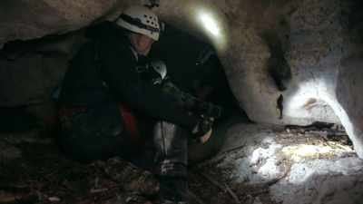 And there are tool
marks on the wall. - Lost Treasures of the Maya