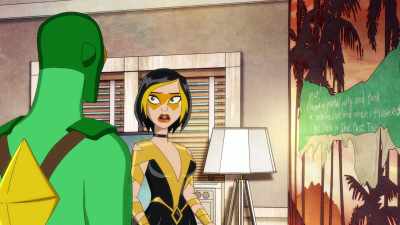 And there she goes changing
the old subject again. - Kite Man: Hell Yeah!
