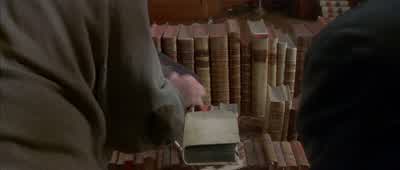 And there it is, in perfect condition. - The Ninth Gate
