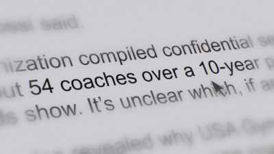 And if there was no signed statement - Athlete A