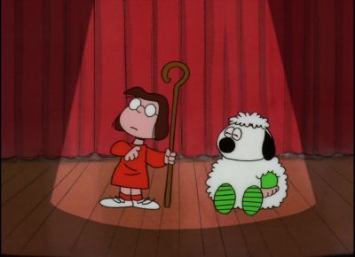And there were shepherds in the fields keeping watch over their flocks by night - It's Christmastime Again, Charlie Brown