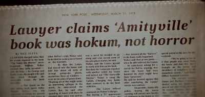 And there was
a greenish-black substance - Amityville: An Origin Story