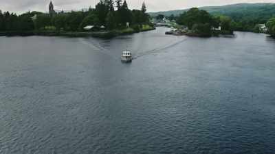 And there he was,
weighted with curling stones, - The Loch