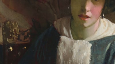 And, therefore,
just as the curtain is drawn aside - Vermeer: The Greatest Exhibition