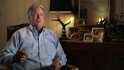And there's a black man
sitting on this black couch - Raise Hell: The Life & Times of Molly Ivins
