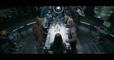 And there's a code
on all of it, - Guardians of the Galaxy Vol. 3