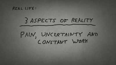 And there's no getting away
from the need for constant work. - Stutz