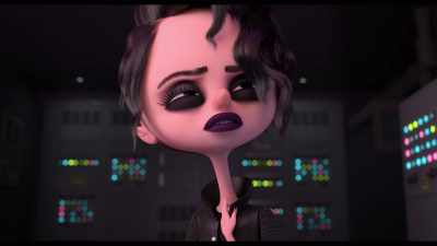 And there's our science
teacher, Ms. Gravely, - The Addams Family