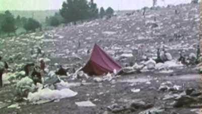 And there's really some
very near disasters - Woodstock 99: Peace Love and Rage