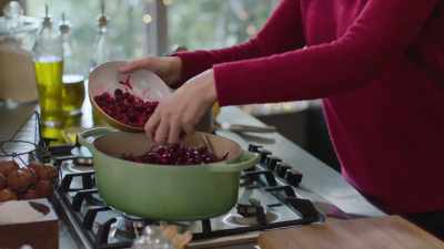 And there's something about
this sweetly braised red cabbage, - Nigella: At My Table