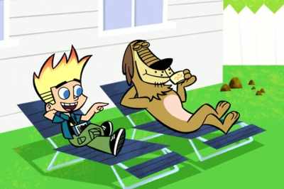 And they had you in a dress, - Johnny Test