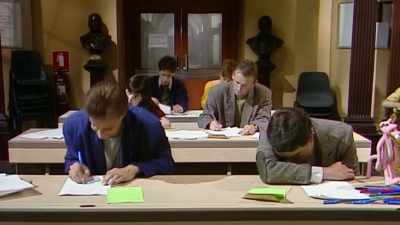 And those who answered
the white trigonometry papers - Happy Birthday Mr Bean